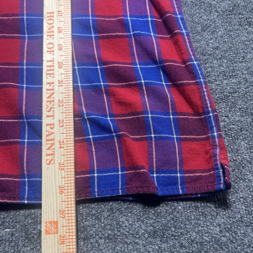 Duluth Trading Button Up Shirt Womens XL Multicolor Long Sleeve Flannel Plaid - Picture 3 of 7
